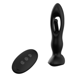 AnalTech Stimulateur Prostatique Vibrant Slapslup 13 x 3.6cm Noir  